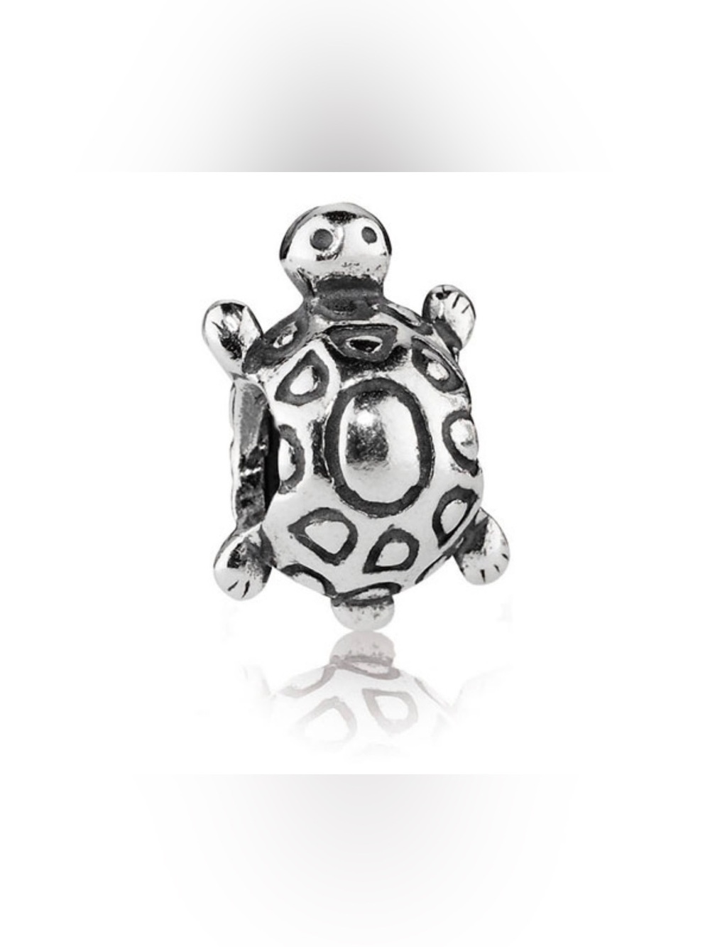 Authentic Pandora Retired Turtle 925 Ale Sterling Silver Charm